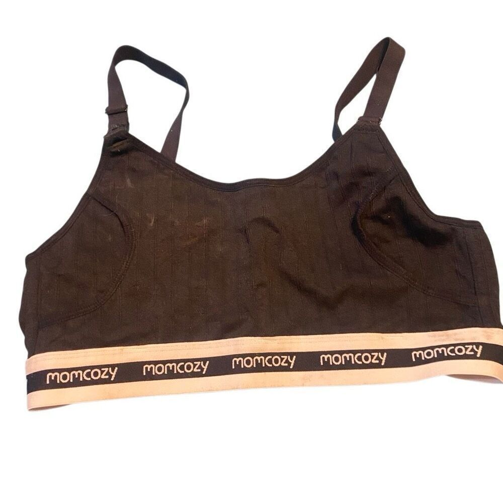 Momcozy black medium nursing bra